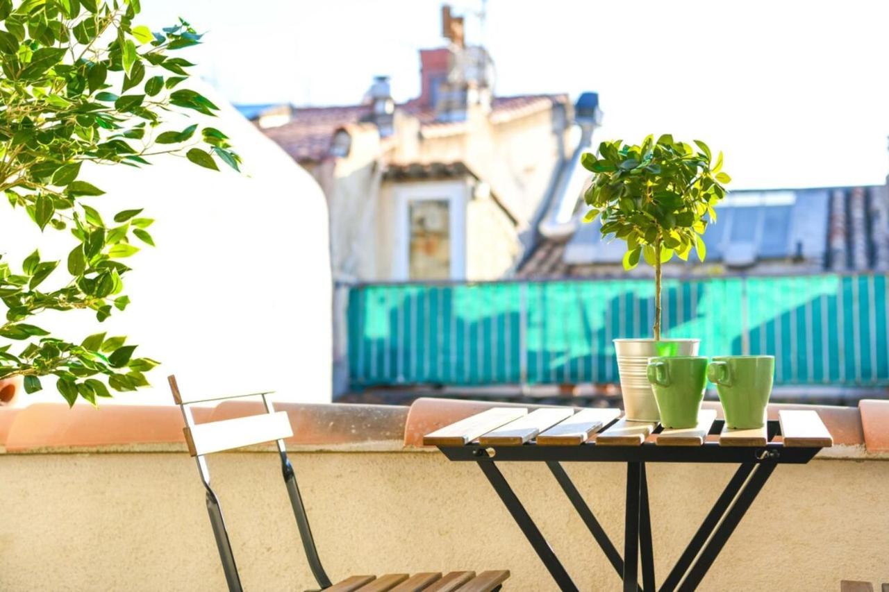 Apartament Le Duplex - Terrasse Au Coeur De Marseille Panier Zewnętrze zdjęcie